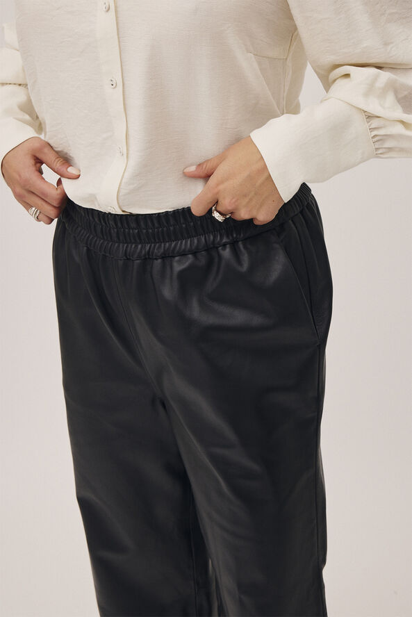 Magasin du Nord Collection Tana 2 LWG - 100% Leather Pants Black