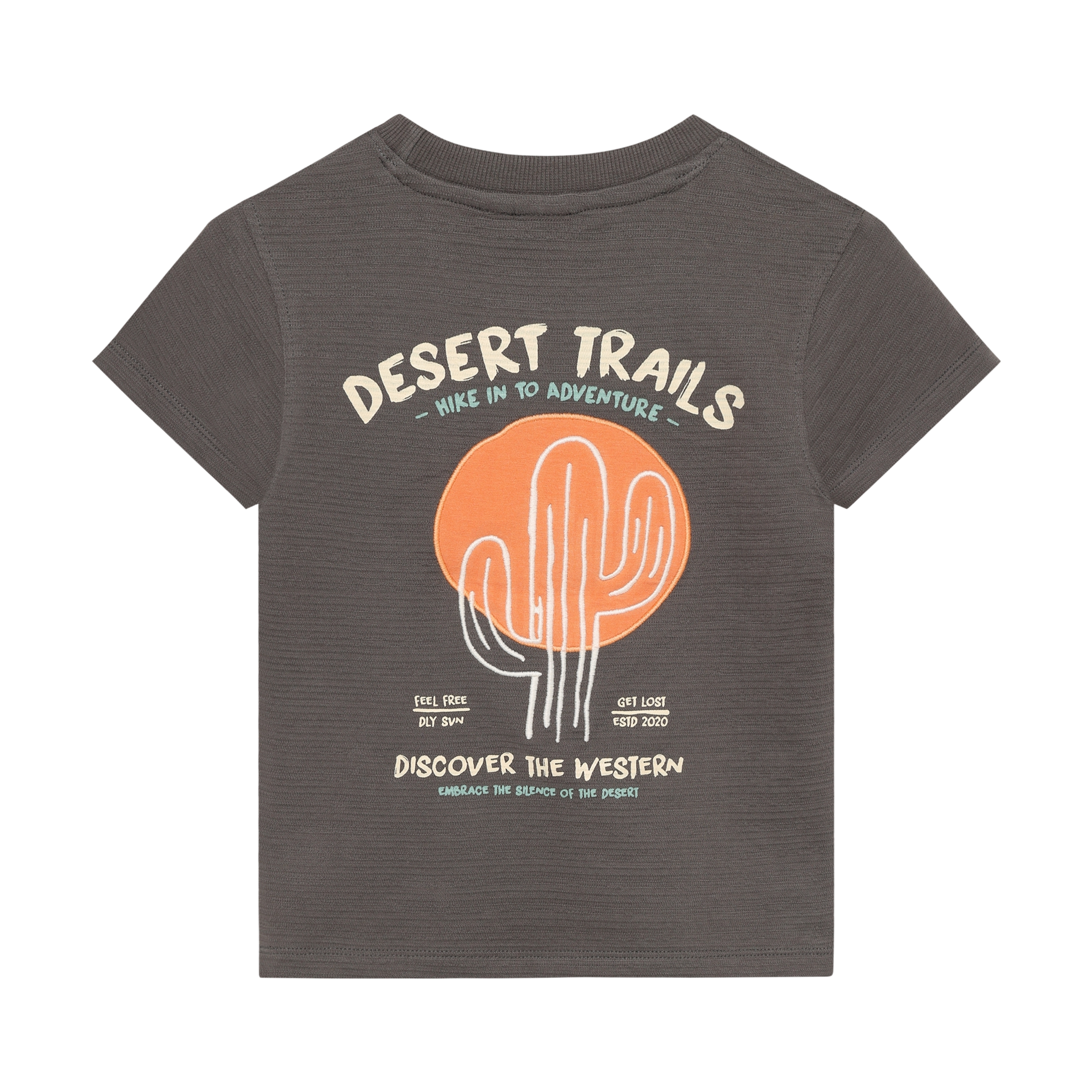 Daily7 Daily7 t-shirt structure print thunderstorm