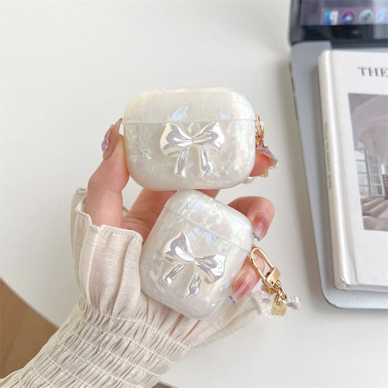 VanDi - Bow AirPods / Pro oortelefoonhoesje met bedel