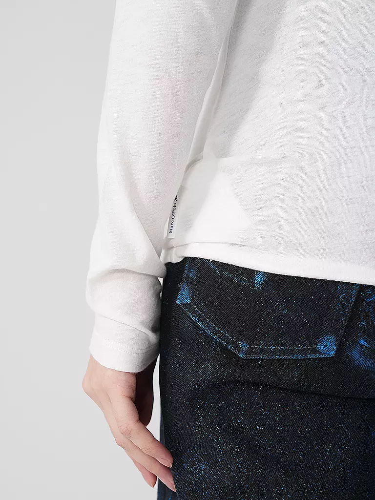 MARC O' POLO DENIM Rollkragenshirt  weiss