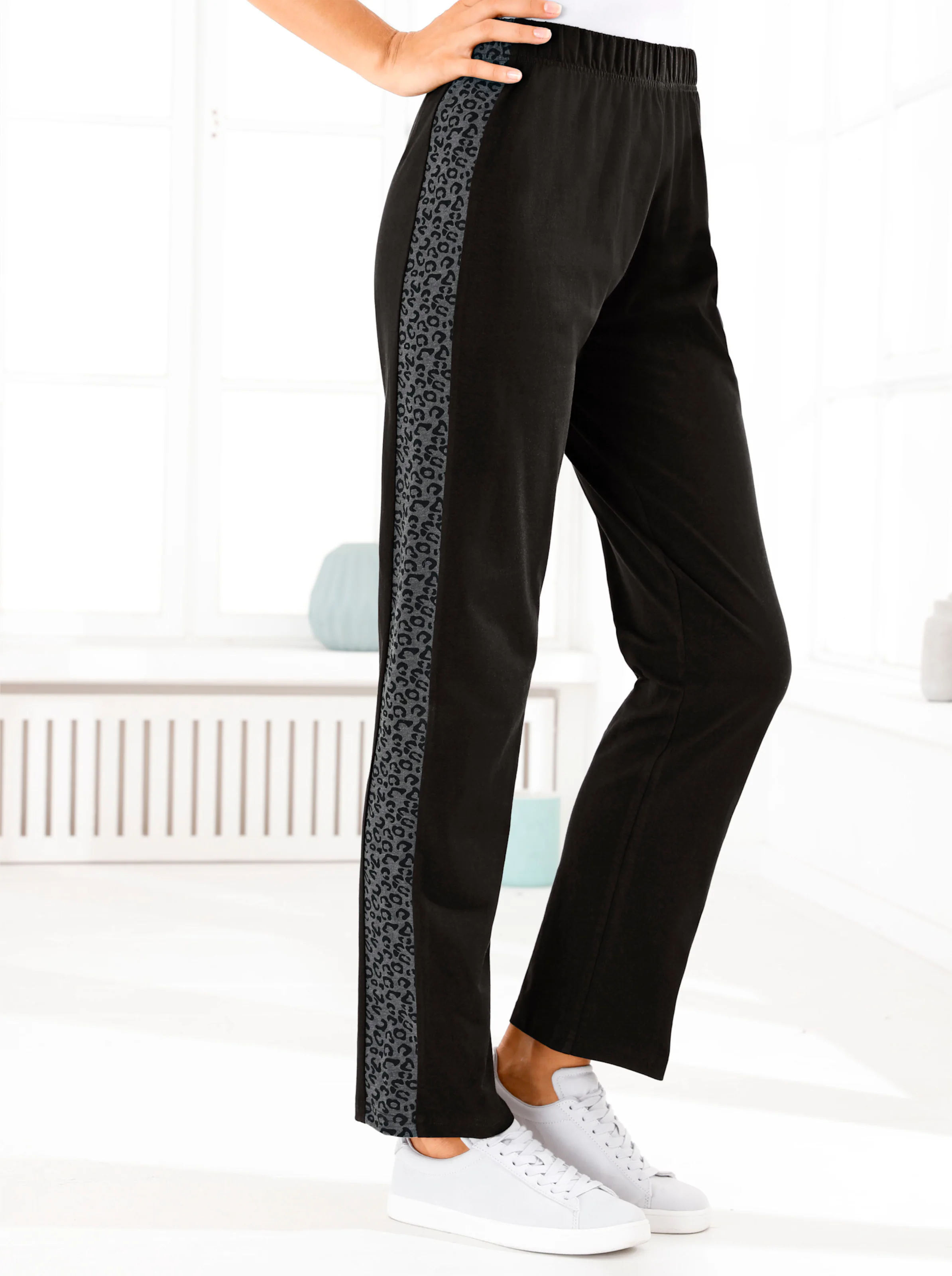 Freizeithose in schwarz