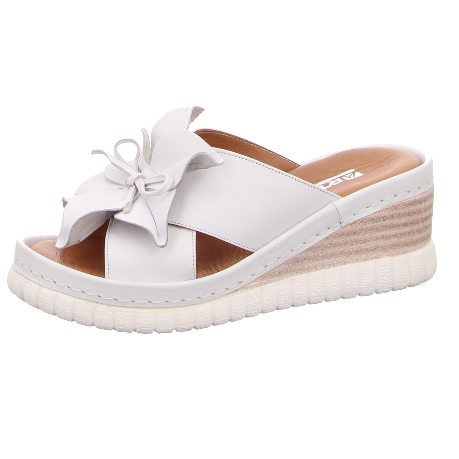 HBH Pantoletten weiß weiss/weiss kombi
