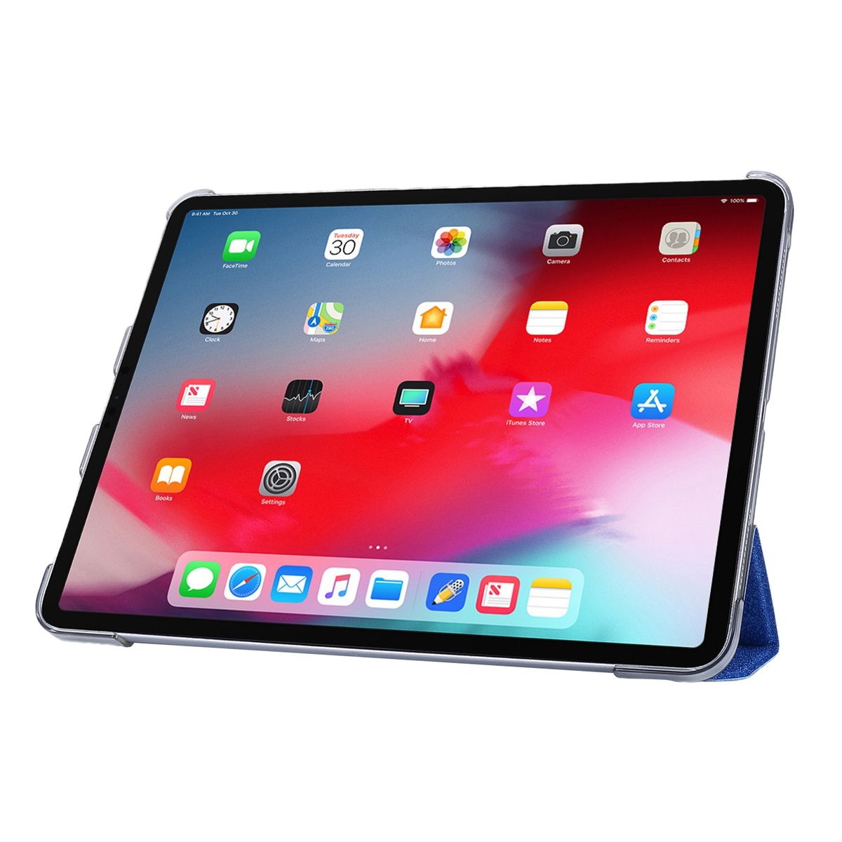 Schutz Tablet Hülle für Apple iPad Pro 12.9 (2021) Case Cover Tasche Etuis Blau