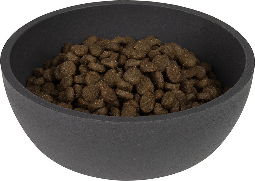 District 70 hondenvoerbak Bamboo small grijs D 14 H 5,2 cm 570 ml