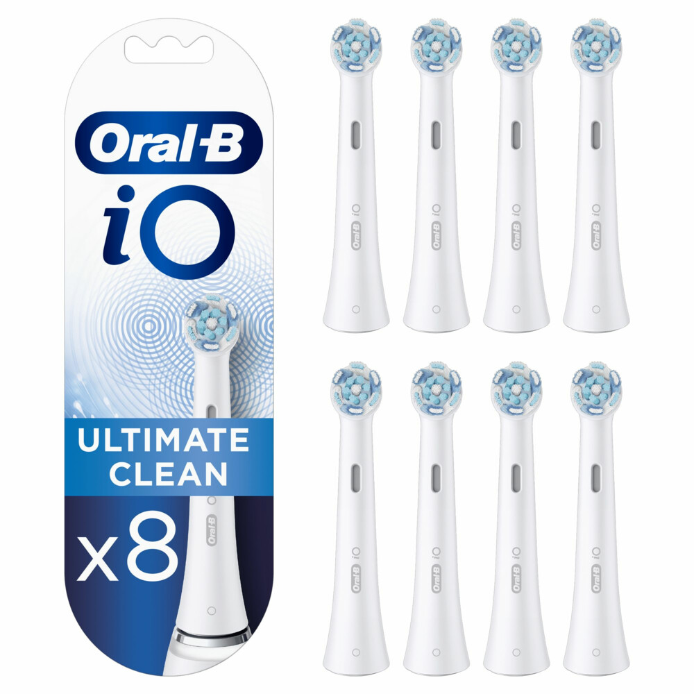 Oral-B Opzetborstels iO Ultimate Clean Wit8 stuks
