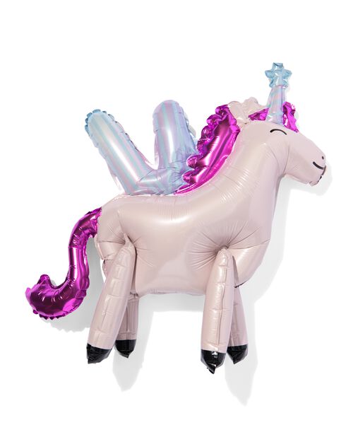 ballon aluminium 3D licorne 55 cm