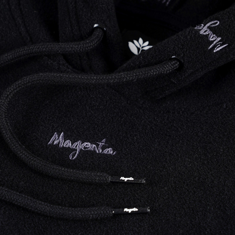 SWEAT À CAPUCHE EN POLAIRE LOOP - NOIR