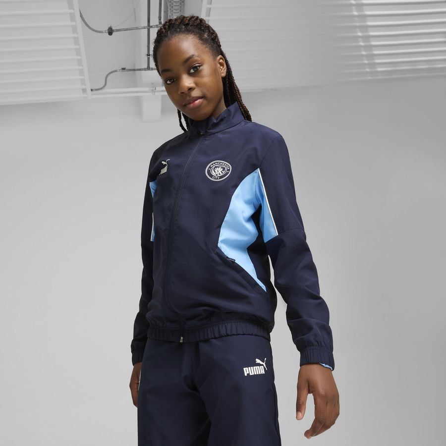 Manchester City Veste d'Entraînement FtblArchive - PUMA Navy/Bleu Clair Enfant