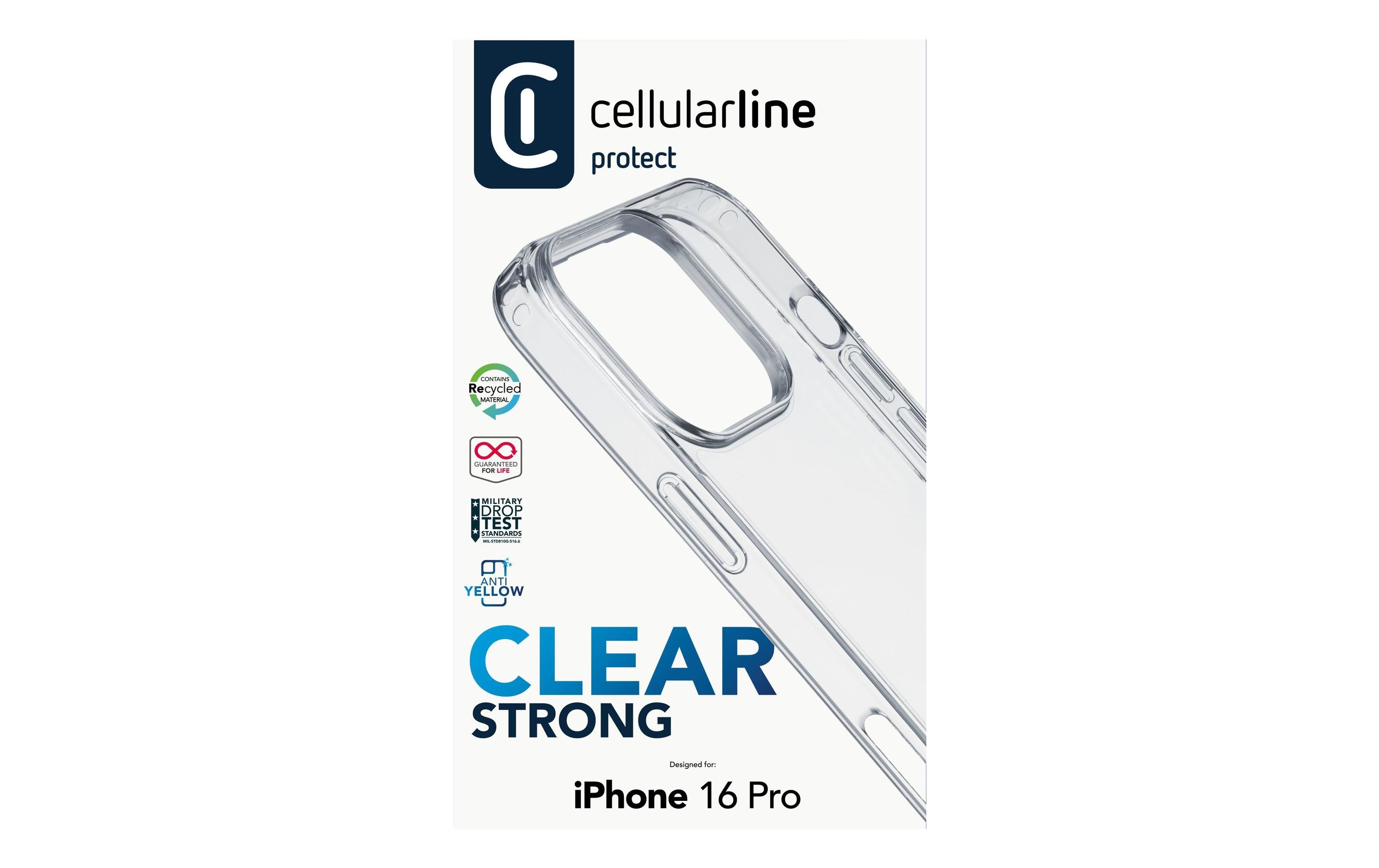 Back Cover Hard Case Clear iPhone 16 Pro TransparentSchutzhülle für das Apple iPhone 16 Pro