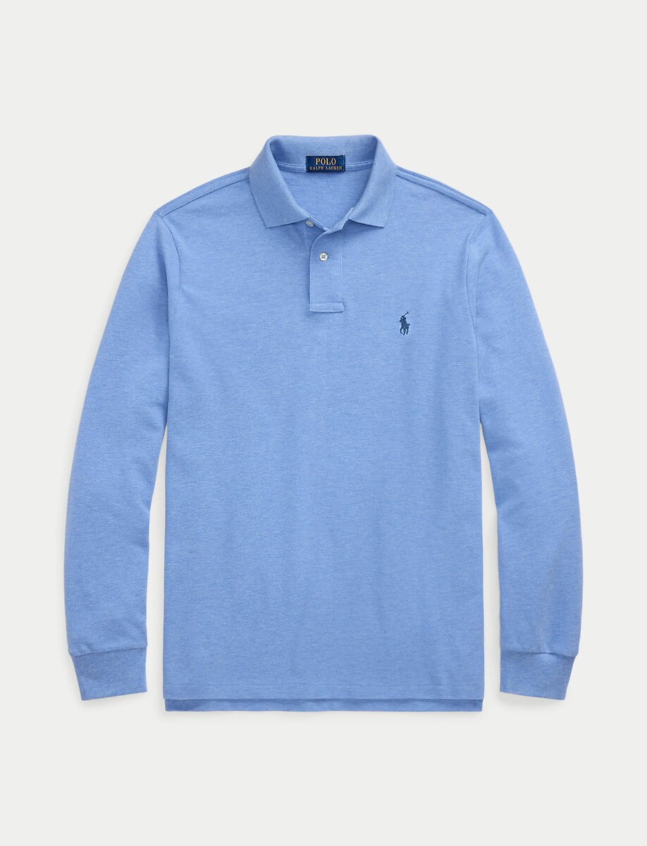 POLO RALPH LAUREN<br>Camisa pólo slim fit em piqué