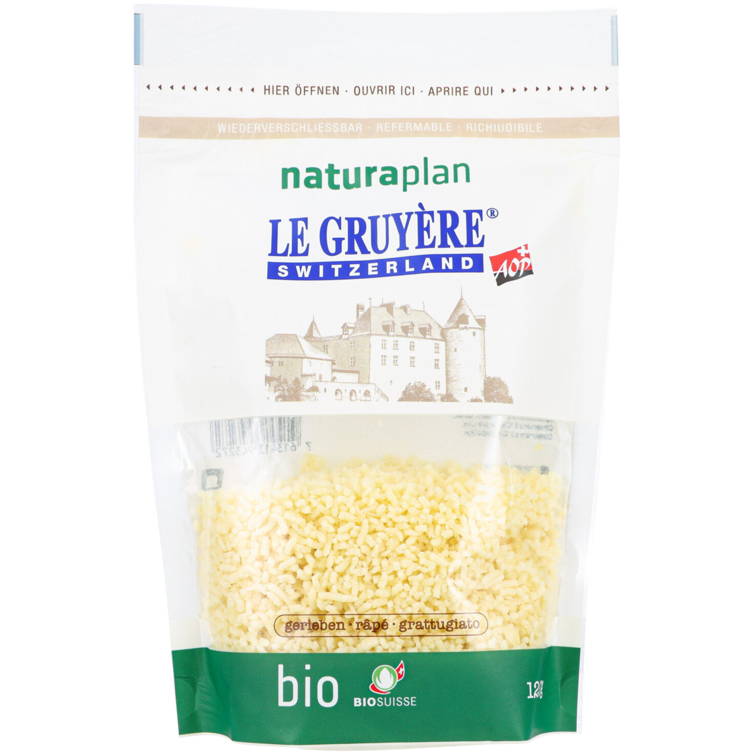 Bio Gruyère AOP gerieben