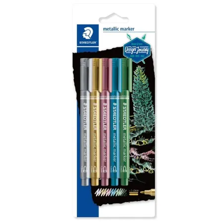 STAEDTLER® Metallic Marker, 5 Stück