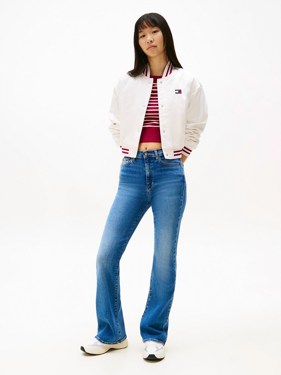 TOMMY JEANS<br>Calça flare com cintura alta