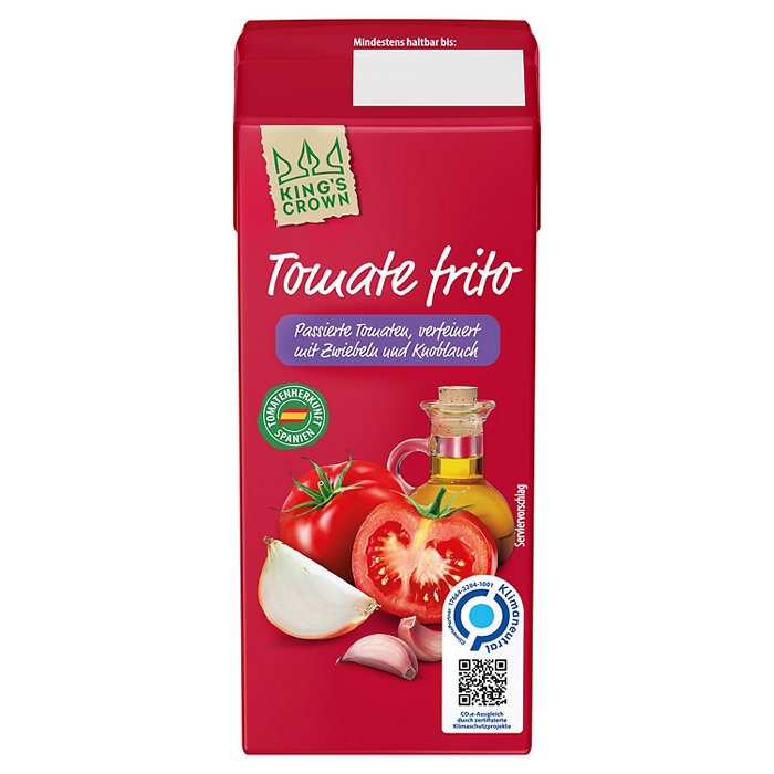 KING'S CROWN Tomate frito 400 g, passierte Tomaten