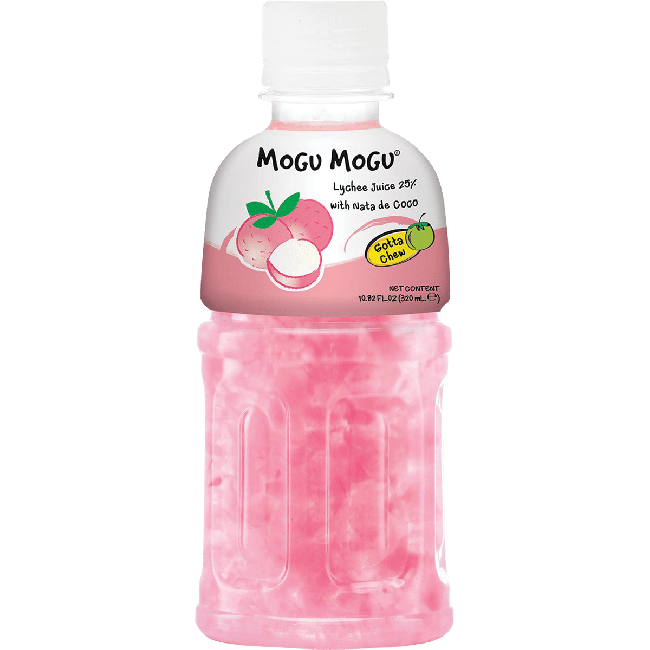 Mogu Mogu Nata de Coco drink met lycheesmaak 320ml