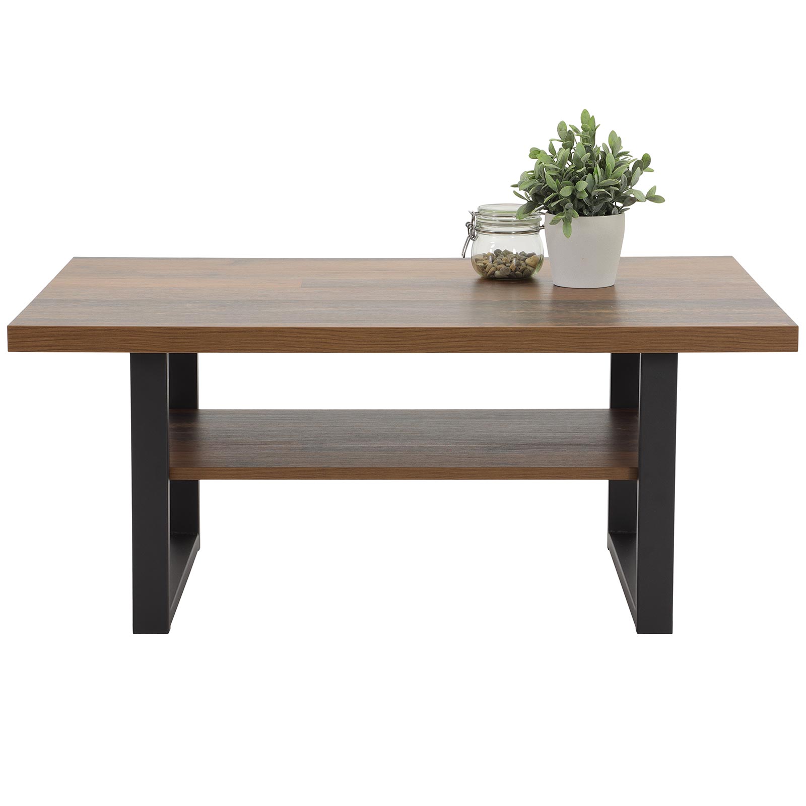 Couchtisch - Oldwood - schwarz - 105 cm