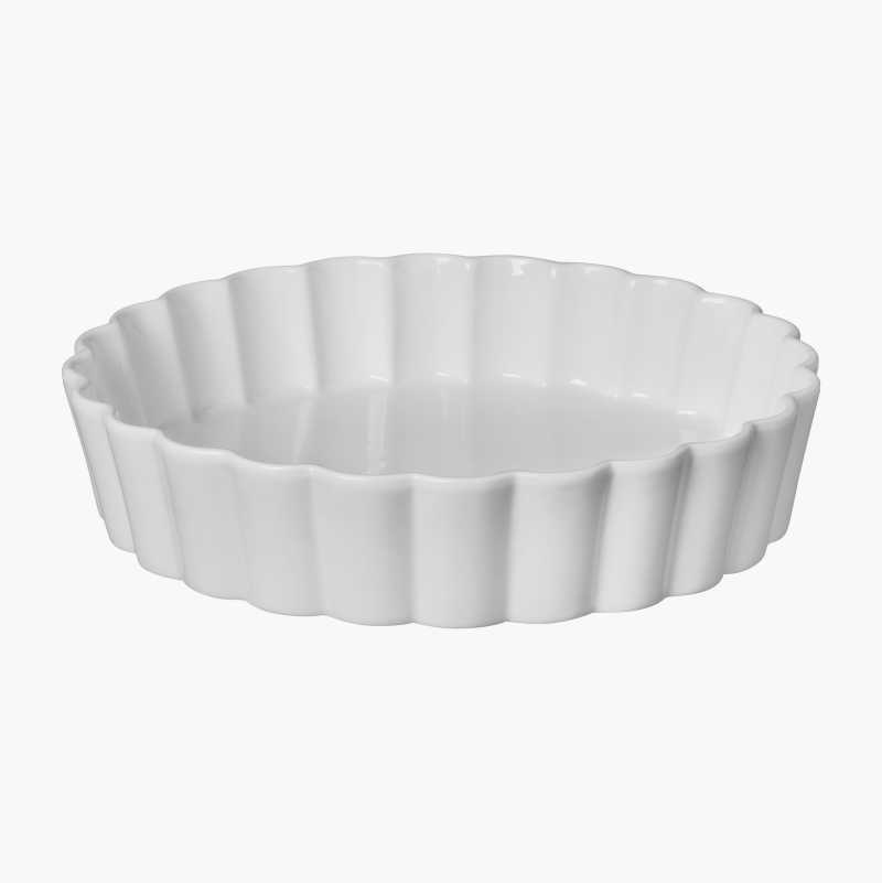 Ildfast form, porselen, 28 cm