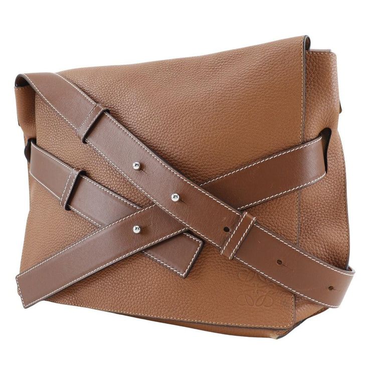Loewe Vintage Loewe Crossbody Bag Brown