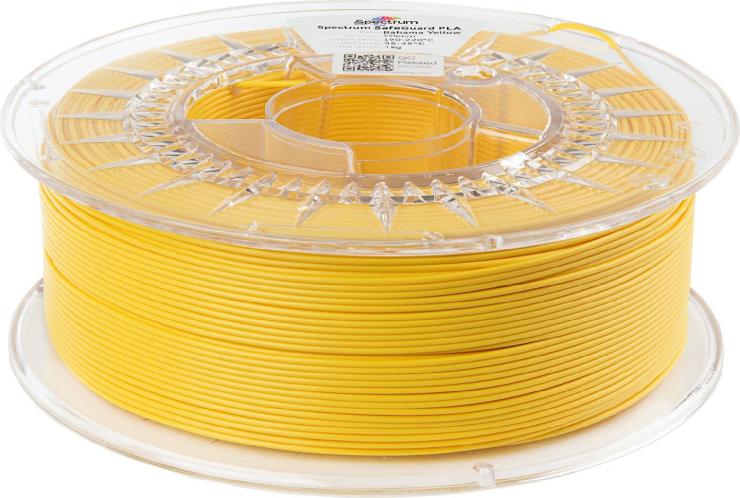 Spectrum  SafeGuard PLA Bahama Yellow, 1,75 mm / 1000 g    Schutzschild für deine 3D Drucke in Bahama Yellow
