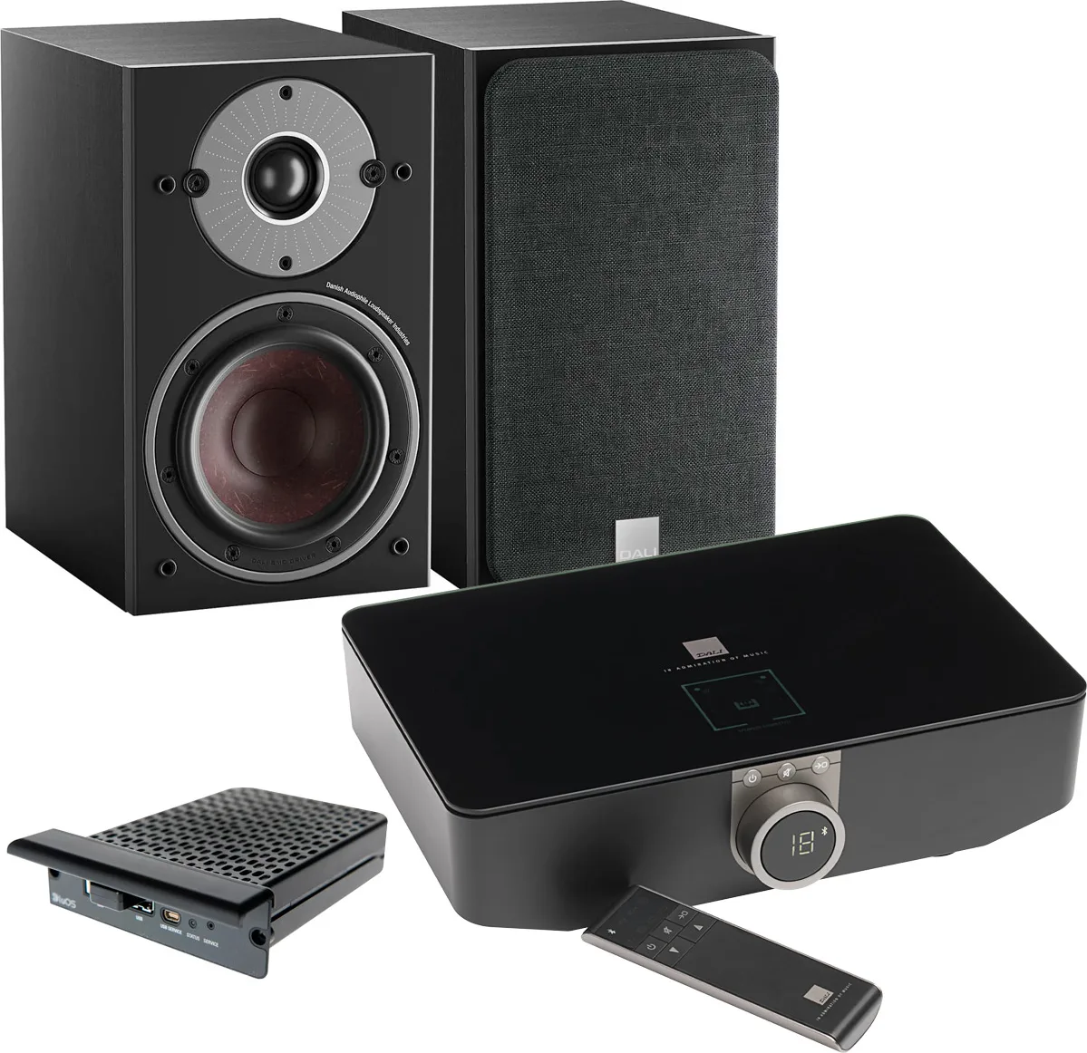 Dali Oberon 1 C Noir   Sound Hub   NPM-2I Enceintes sans fil hi-fi