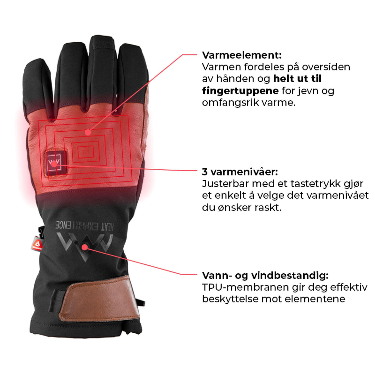 Heat Experience<br>Heated Outdoor Gloves