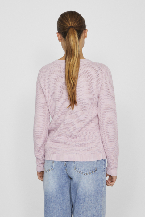 Vila roze dames trui