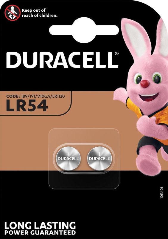 Duracell - Mini LR54/189 - Alkaline Batterijen - 2 Stuks