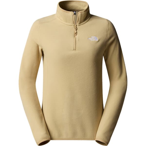 Sweat polaire THE NORTH FACE W 100 GLACIER 1/4 ZIP EU KHAKI STONE