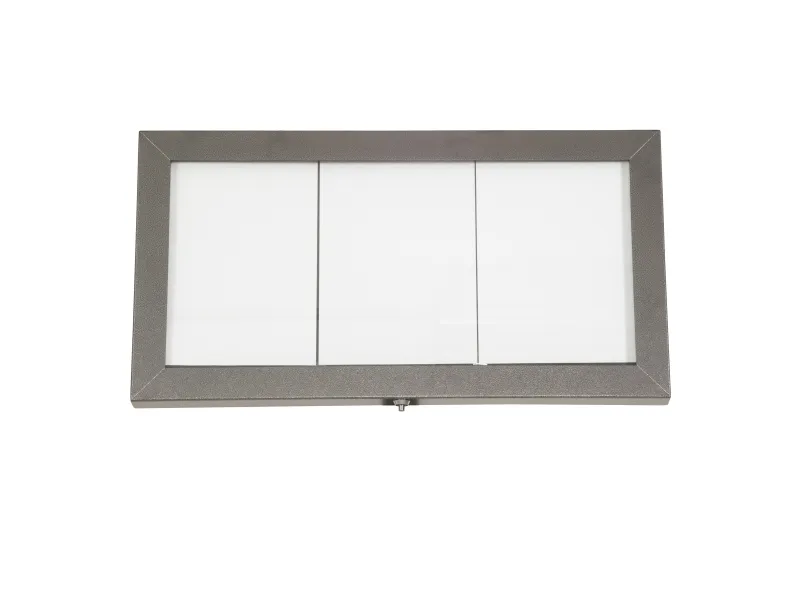 Securit® 3xA4 COATED STEEL belyst informationsdisplay