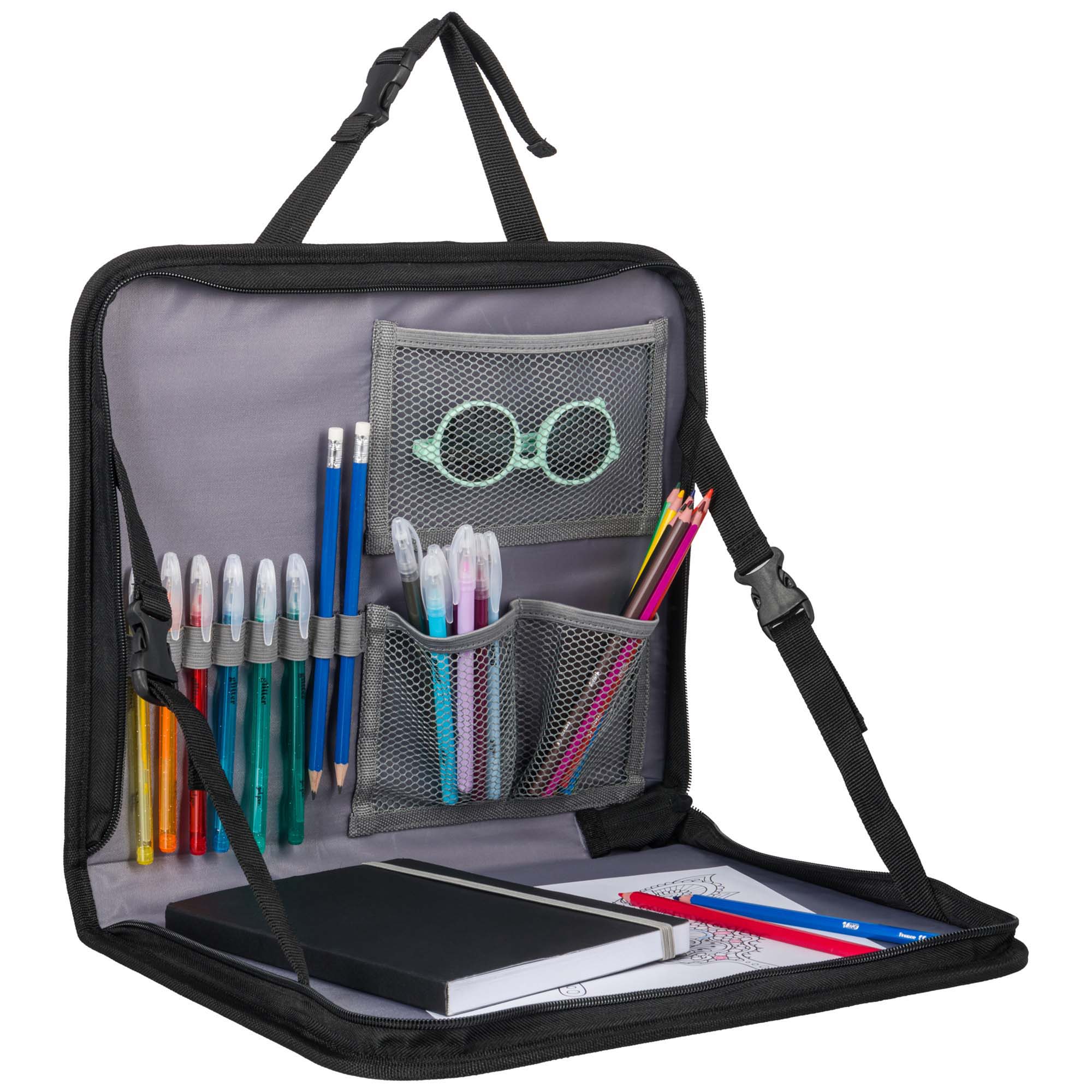 Dooky back seat travel tray Grey