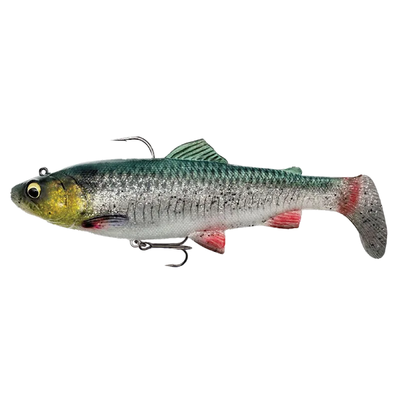 Savage Gear Savage Gear 4d Rattle Shad Trout Green Silver