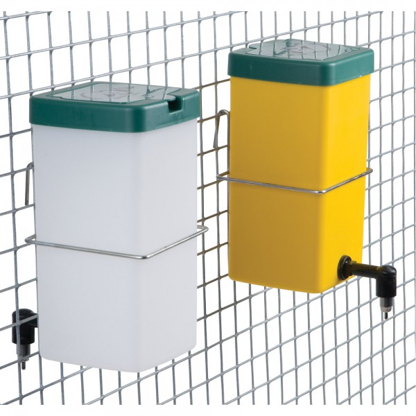 Garrafa de água em formato de coelho com recipiente e tampa articulada para pendurar, 0,5 L