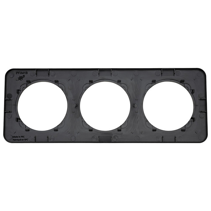 Plaque de finition triple Jacobsen Espen bois noir