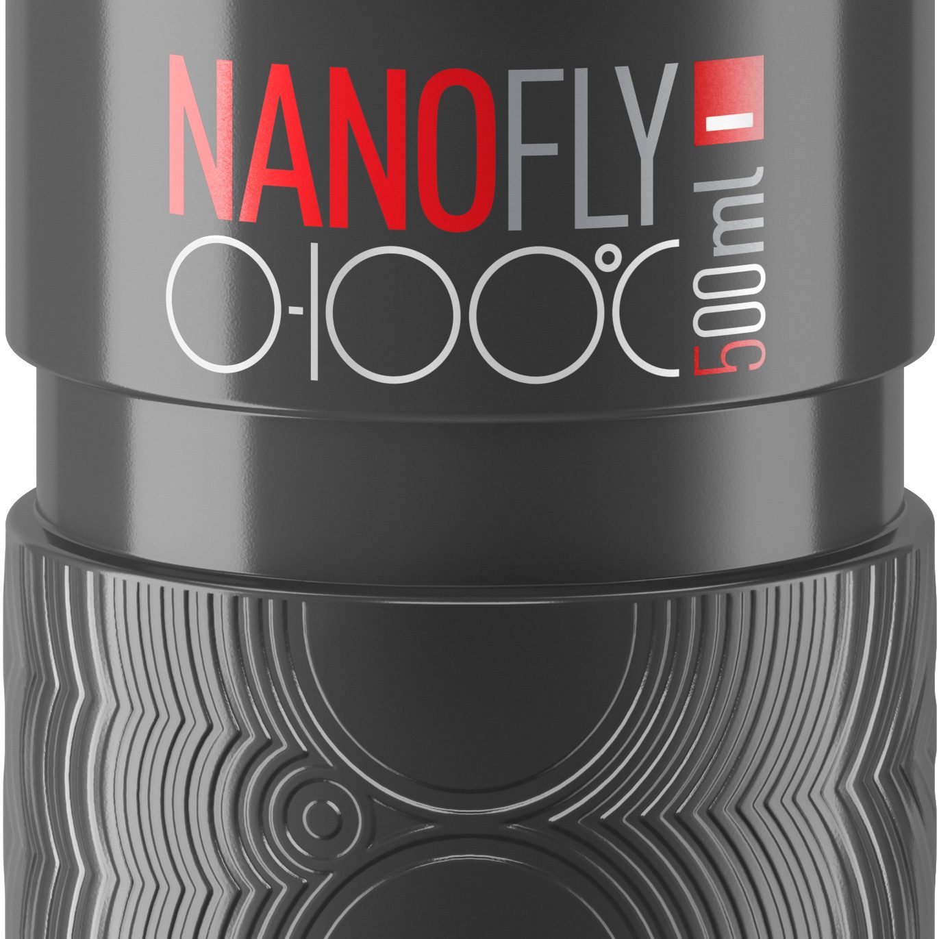 Elite Nanofly 0-100 Thermoflasche 500ml dunkelgrau
