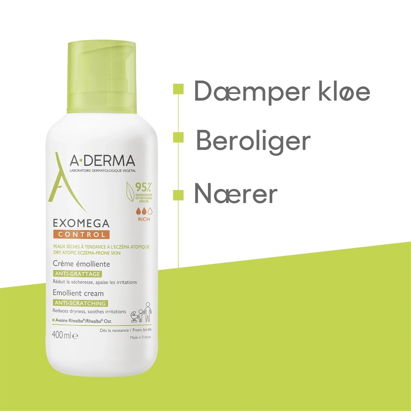 A-DERMA Exomega Control Cream 400 ml