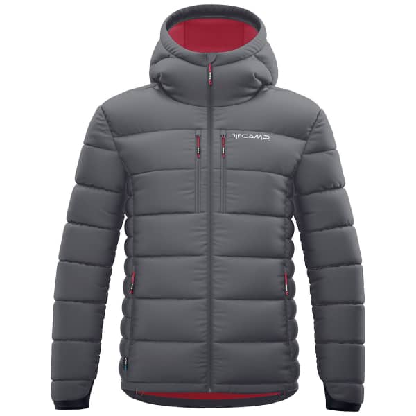 Doudoune ski de randonnée CAMP COSMO JACKET ASPHALT GREY/OXIDE RED