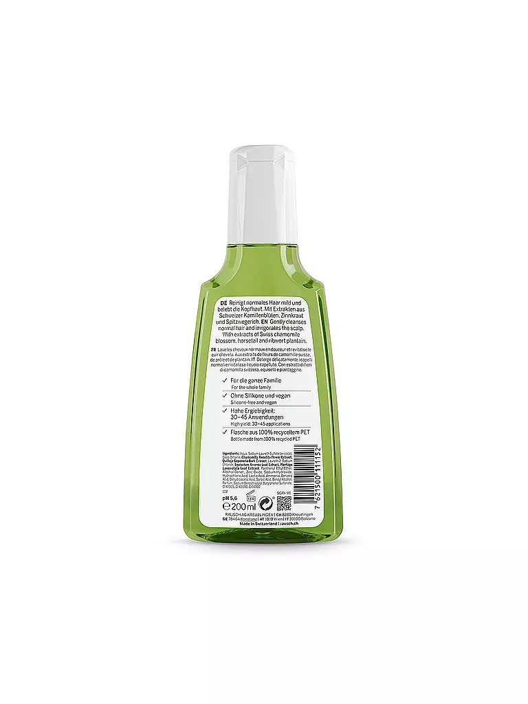 RAUSCH Pflege-Shampoo mit Schweizer Kräutern 200ml keine Farbe