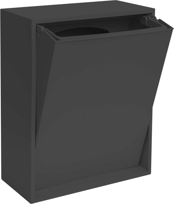 RECOLLECTOR Recycling box Black raven