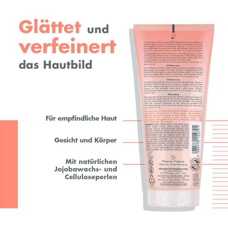 Avene Body mildes Peeling Gel, 200 ml