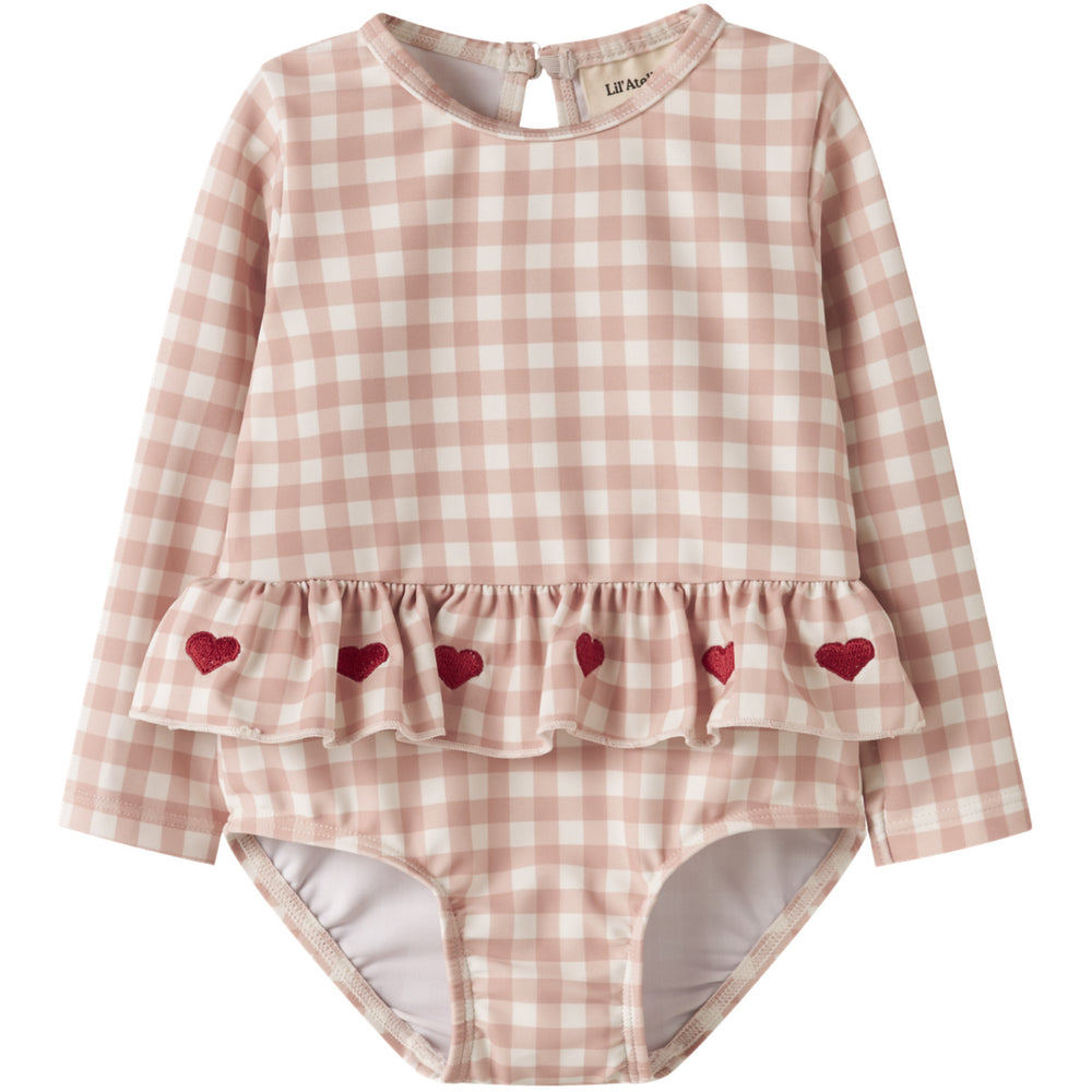 Køb Lil'Atelier Misty Rose Nbffinley Ls Badedragt Lil