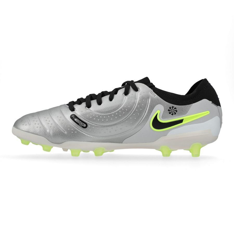 Nike Tiempo Legend 10 Pro AG-PRO Mad Voltage - Argenté/Noir/Jaune Fluo