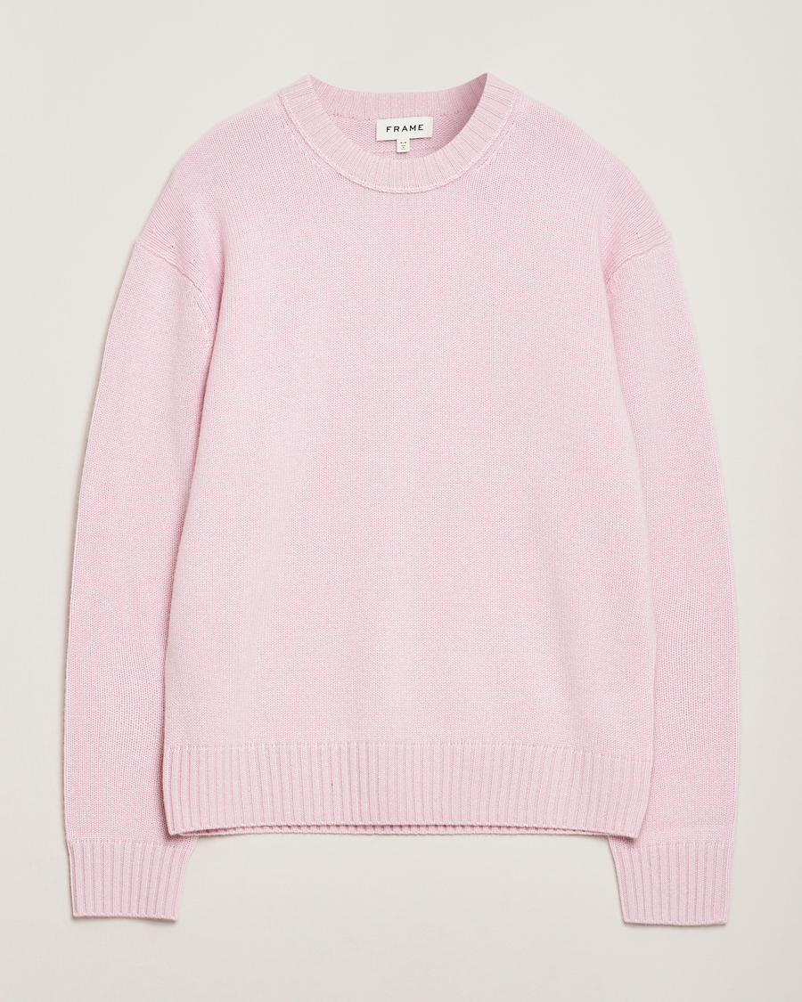 FRAME Cashmere Crewneck Light Pink