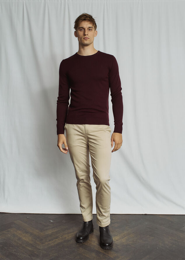 Bruun & Stengade BS Jupiter Regular Fit Knitwear Bordeaux