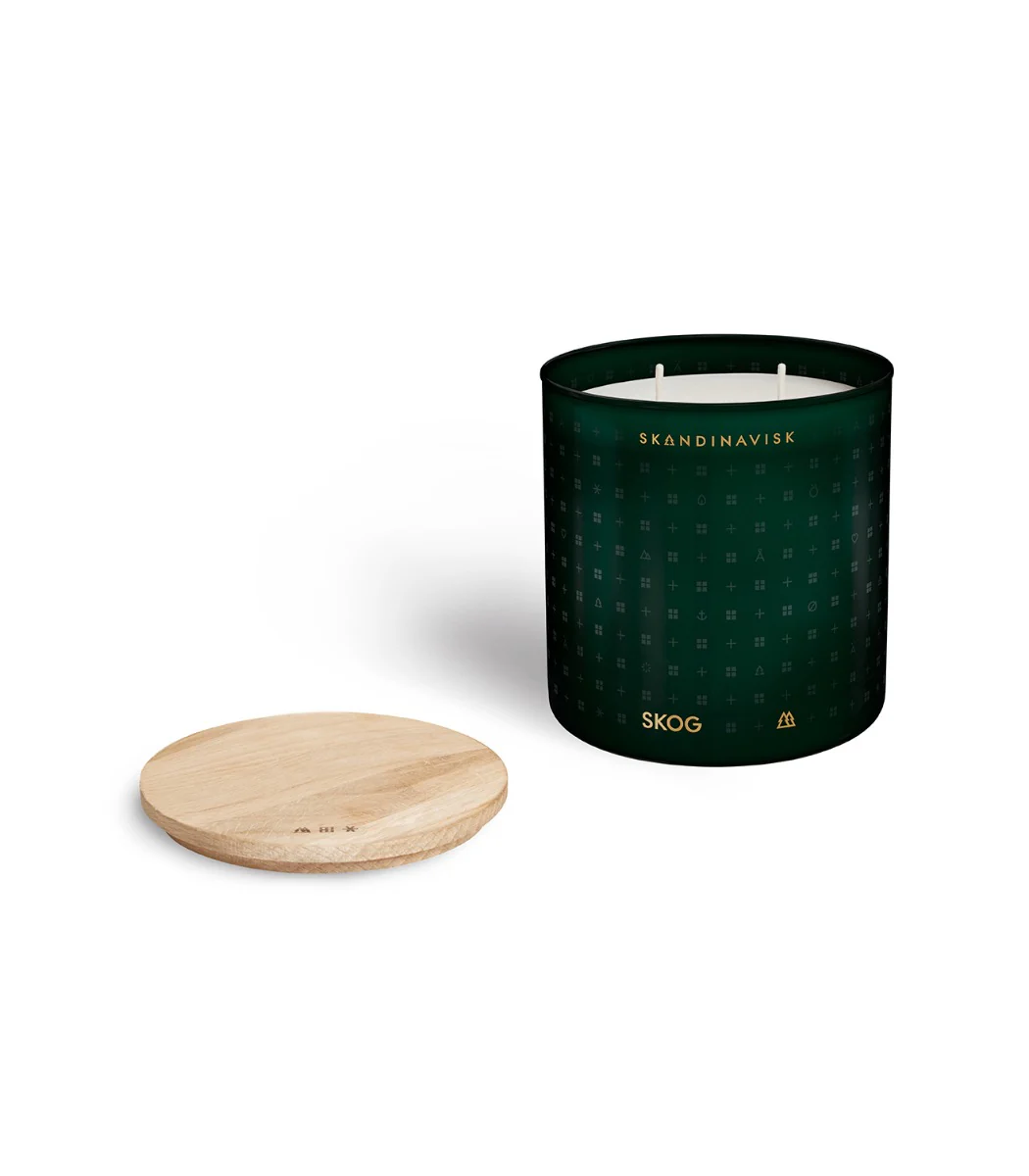 Skandinavisk  Skog duftlys, 400g. - Forrest Green