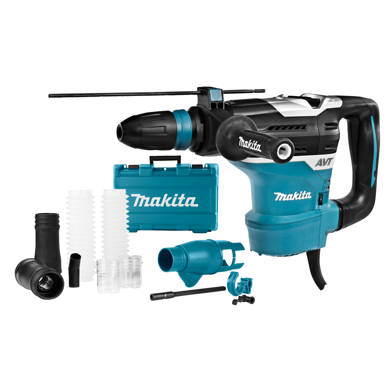Makita HR4013CV SDS-max Combihamer incl. stofafzuigset in koffer - 1100W - 8J