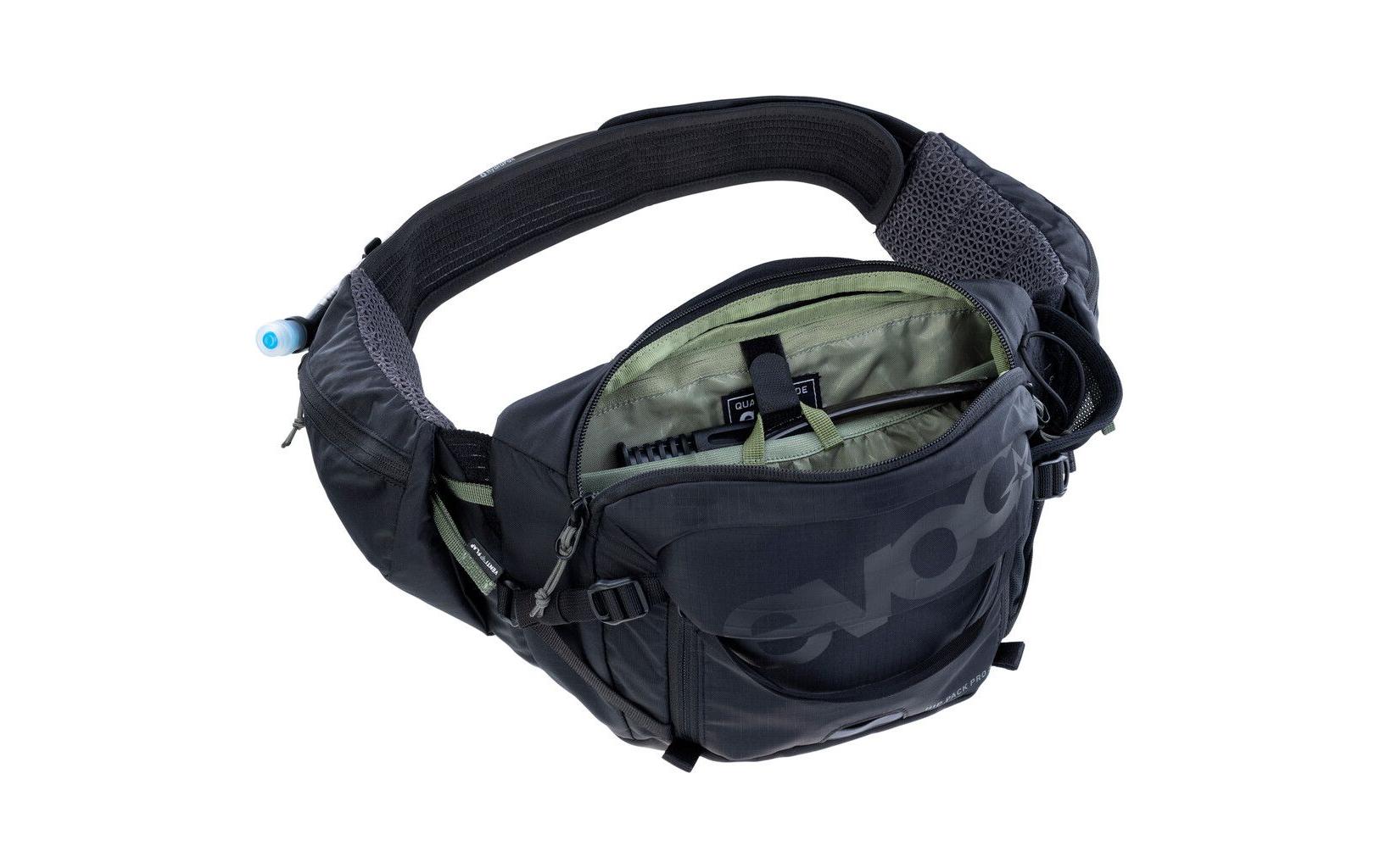 Hüfttasche Pro 3 l + 1.5 l Bladder Schwarz<br>Belüftete Hightech-Tragetasche