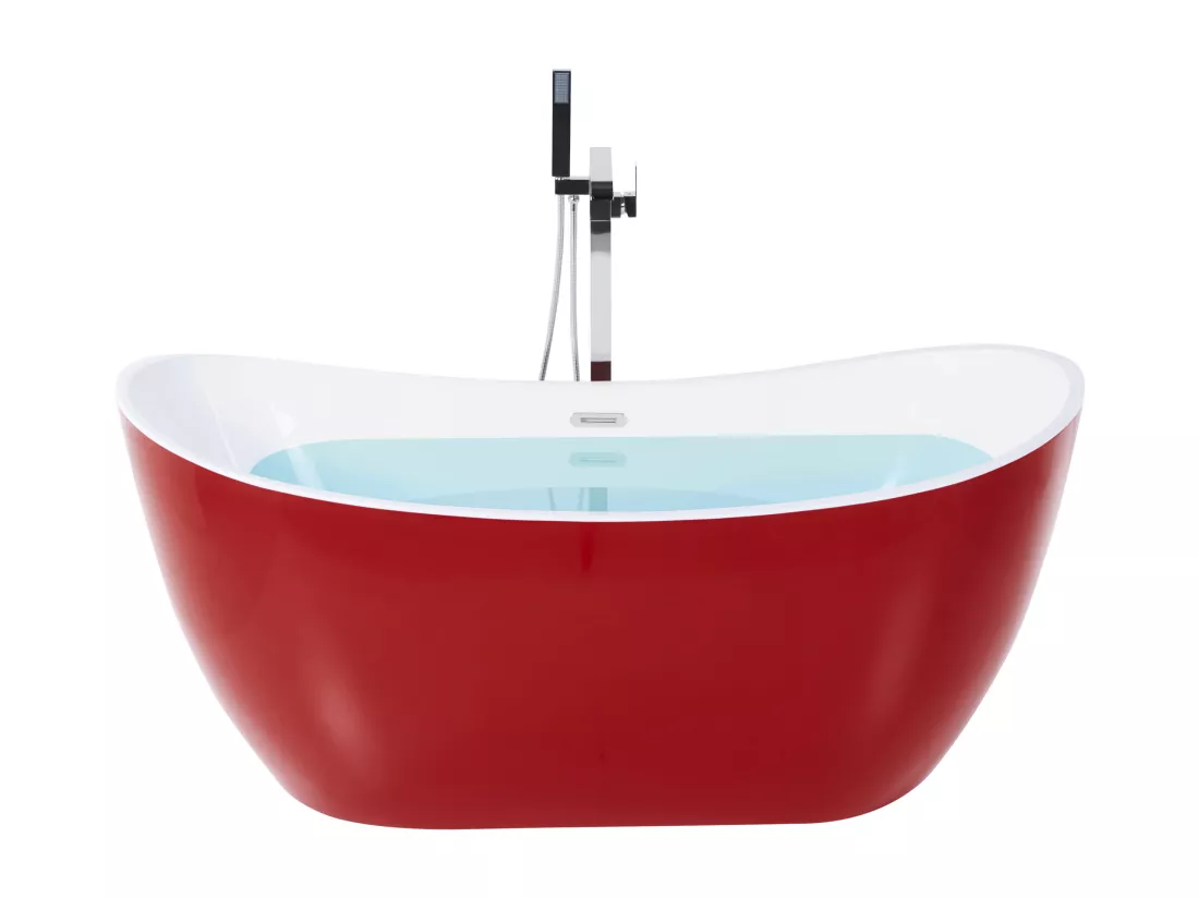 Baignoire îlot rouge 150 x 75 cm ANTIGUA