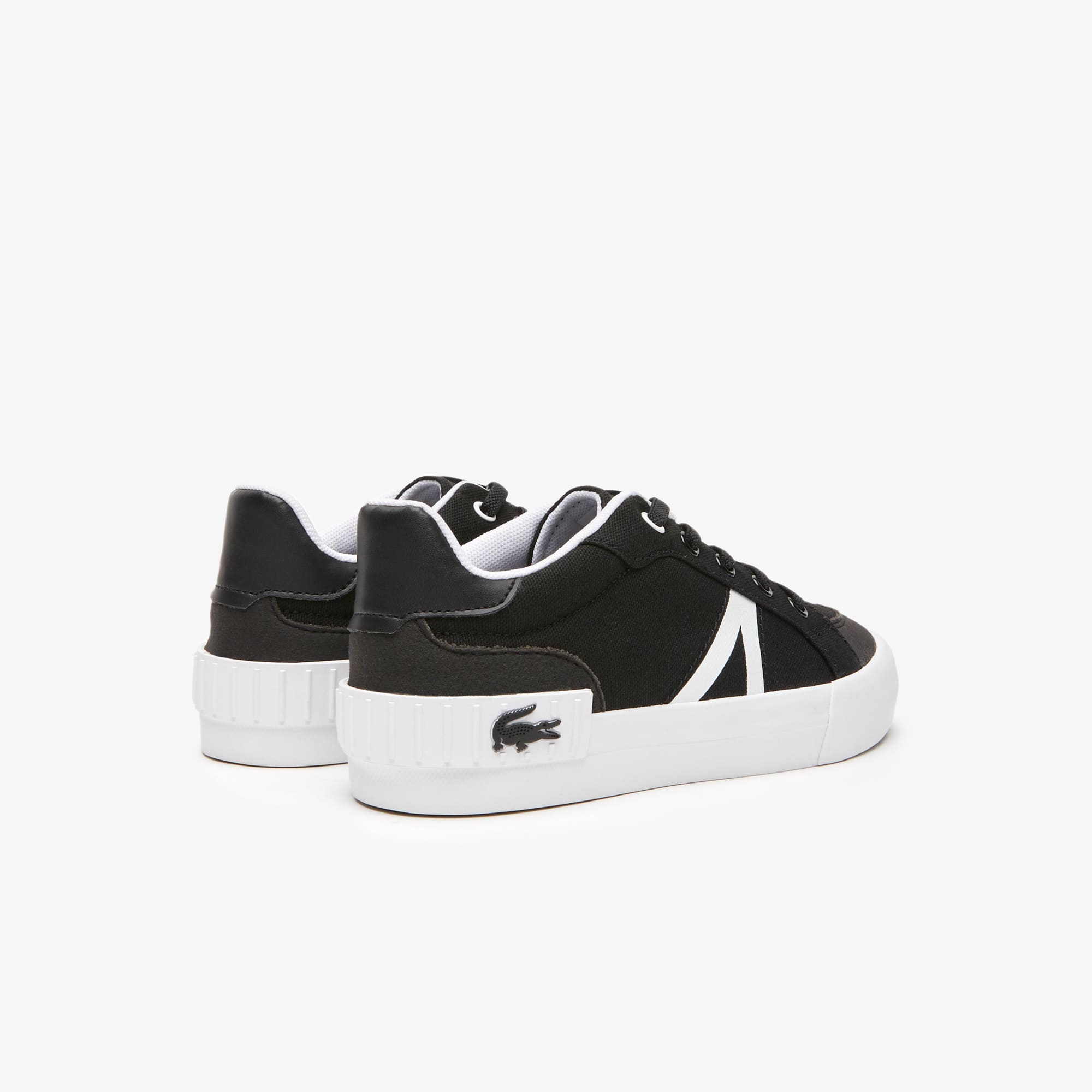 Sneakers L004 enfant Lacoste en textile Sneakers - Noir - Lacoste - Enfant