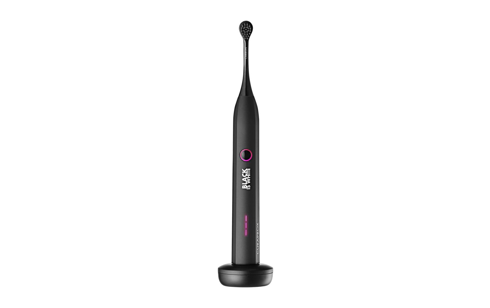 Schallzahnbürste Black is White Hydrosonic<br>Elektrische Zahnbürste in Matt-Schwarz