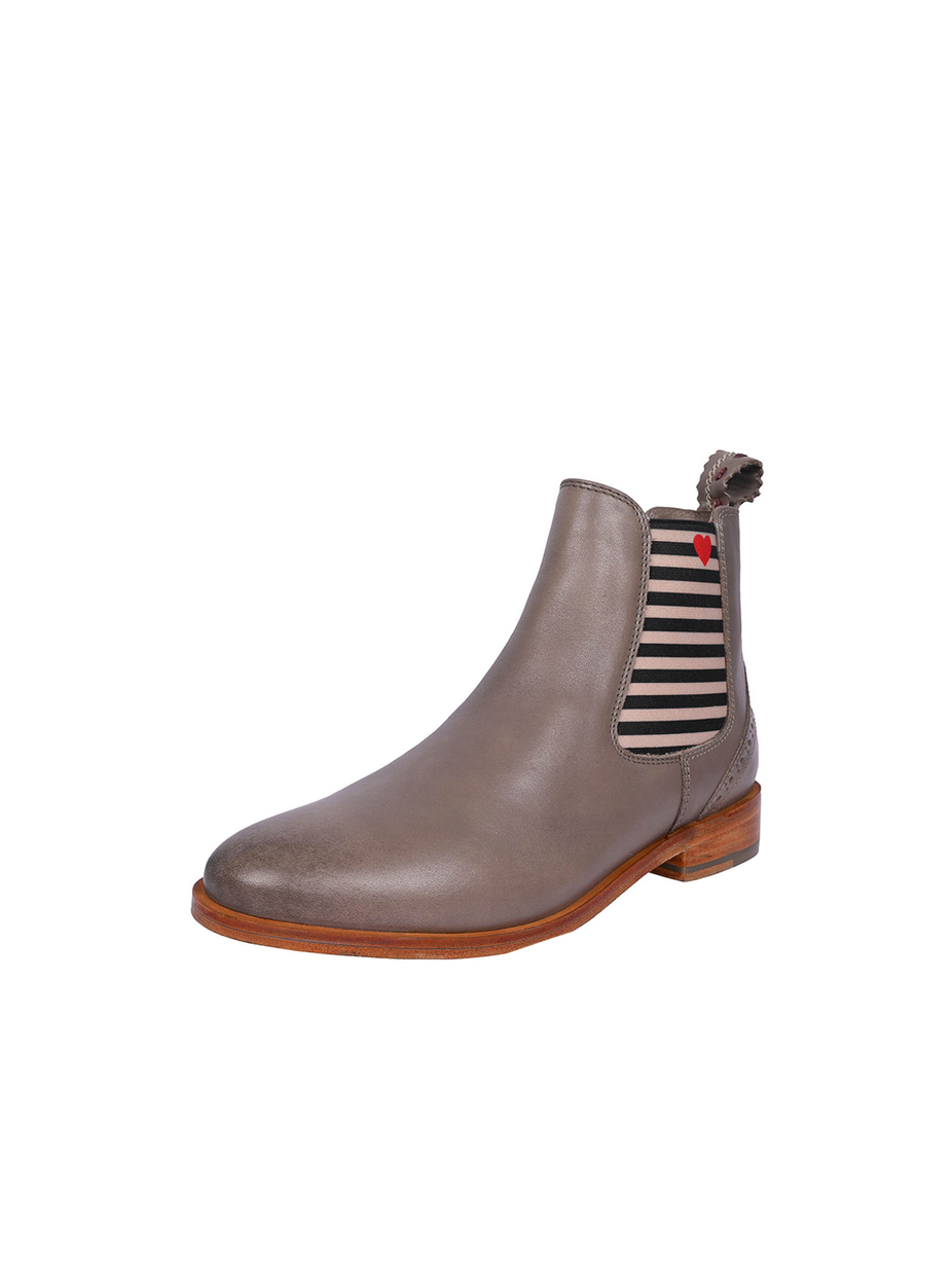 CHELSEA BOOT SUVI MIT STREIFEN UND HERZC